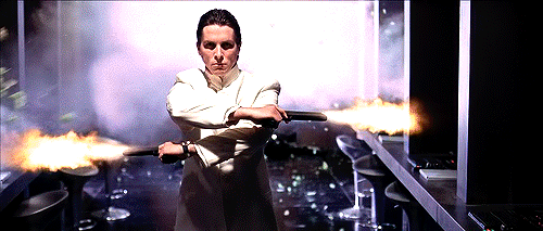 Christian Bale GIF. Film Gifs Filmsterren Christian bale Equilibrium 
