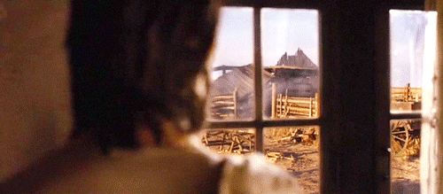 Christian Bale GIF. Gifs Filmsterren Christian bale De nieuwe wereld interview 