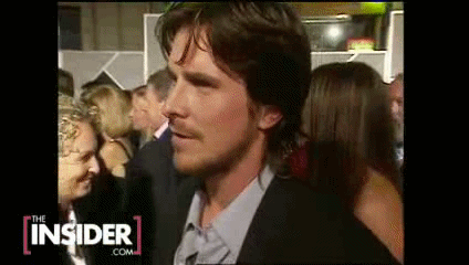 Christian Bale GIF. Gifs Filmsterren Christian bale 