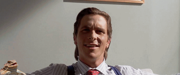Christian Bale GIF. Kermit de kikker Gifs Filmsterren Christian bale Kermit Knikken Overeenkomen 