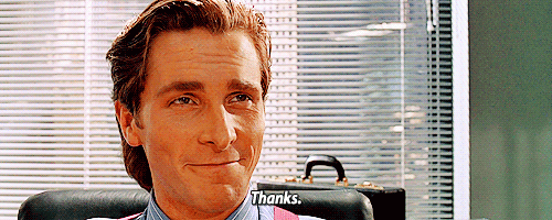 Christian Bale GIF. Batman Gifs Filmsterren Christian bale Pandasproblems 