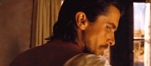 Christian Bale GIF. Films en series Gifs American psycho Filmsterren Christian bale 