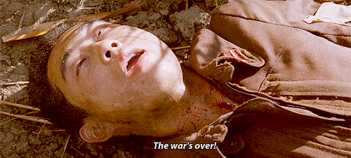 Christian Bale GIF. Gifs Filmsterren Christian bale Newsies achter de schermen 