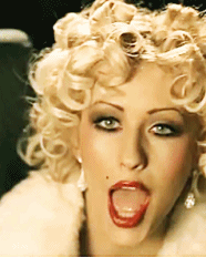 Christina Aguilera GIF. Artiesten Christina aguilera Gifs Jouw lichaam Peaheart 