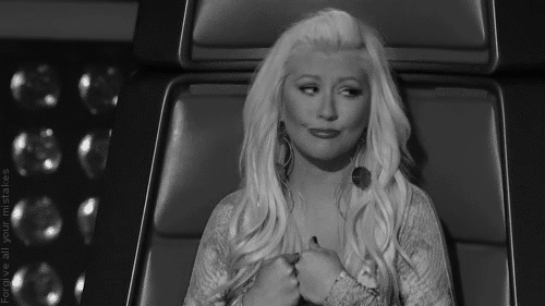Artiesten Christina aguilera Gifs 2012 de stem 