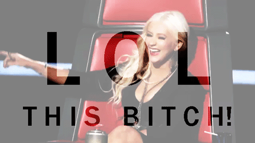 Artiesten Christina aguilera Gifs psychopaat 