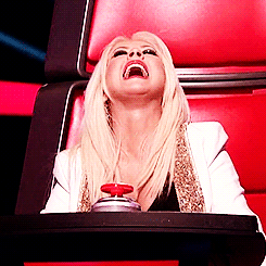 Christina Aguilera GIF. Artiesten Christina aguilera Gifs De stem 