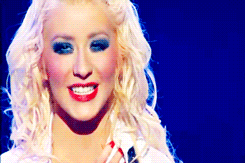 Christina Aguilera GIF. Interview Artiesten Christina aguilera Gifs De stem 