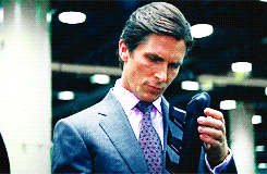 Christian Bale GIF. Lol Gifs Filmsterren Christian bale Christopher nolan The dark knight 