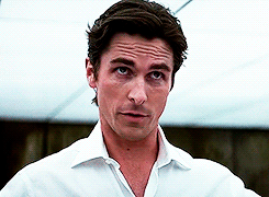 Christian Bale GIF. Gifs Filmsterren Christian bale Christopher nolan Oppasser The dark knight 