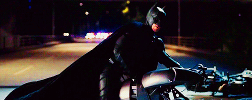 Gifs Filmsterren Christian bale christopher nolan oppasser motorfiets 