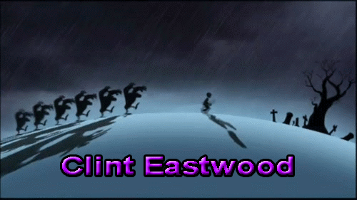 Clint Eastwood GIF. Gifs Filmsterren Clint eastwood Gorillaz 