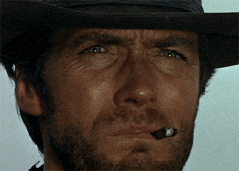 Clint Eastwood GIF. Cowboy Ogen Gifs Filmsterren Clint eastwood Toetsenbord Ex  42 