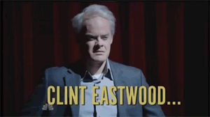 Clint Eastwood GIF. Bioscoop Kunst Film Gifs Filmsterren Clint eastwood Hoppip Imt Dirty harry 