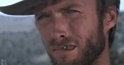 Clint Eastwood GIF. Politieagent Bioscoop Gifs Filmsterren Clint eastwood Dirty harry 