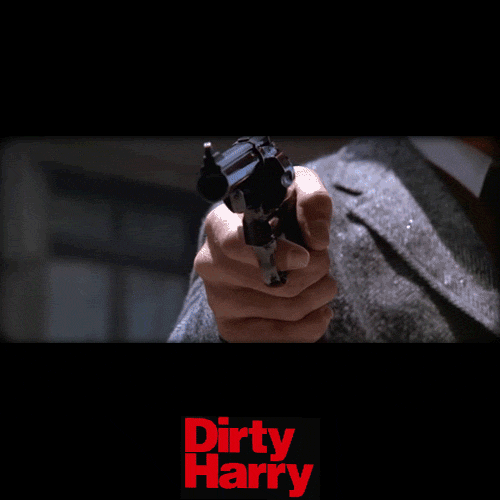 Clint Eastwood GIF. Film Geweer Gifs Filmsterren Clint eastwood Dirty harry 