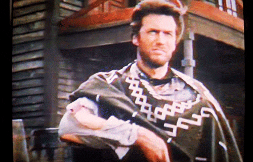 Clint Eastwood GIF. Gifs Filmsterren Clint eastwood Dirty harry Magnum force 