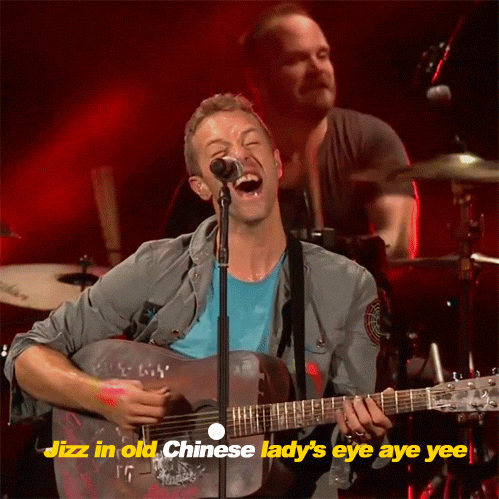 Artiesten Coldplay Gifs 