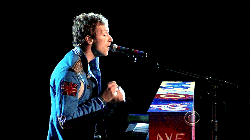 Artiesten Coldplay Gifs chris martin 