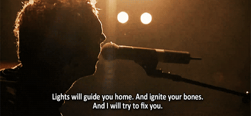 Artiesten Coldplay Gifs concert chris martin 