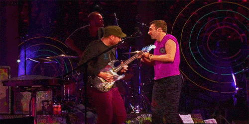 Artiesten Coldplay Gifs chris martin 