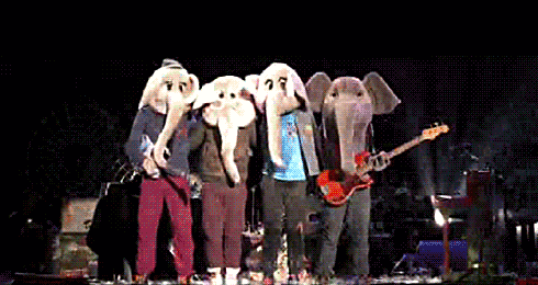 Artiesten Coldplay Gifs boog 