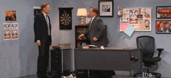 Conan Obrien GIF. Gifs Filmsterren Conan obrien 