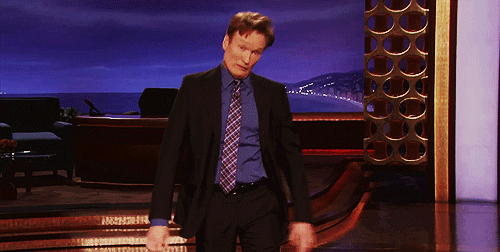 Conan Obrien GIF. Gifs Filmsterren Conan obrien 