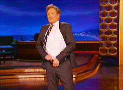 Conan Obrien GIF. Gifs Filmsterren Conan obrien 