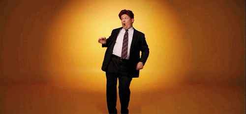 Conan Obrien GIF. Gifs Filmsterren Conan obrien 