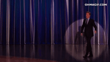 Conan Obrien GIF. Gifs Filmsterren Conan obrien 