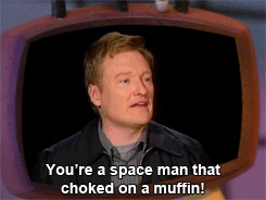 Conan Obrien GIF. Afscheid Vrede Gifs Filmsterren Conan obrien Vaarwel Vertrekken 