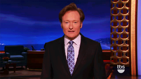 Conan Obrien GIF. Gifs Filmsterren Conan obrien 