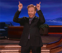 Conan Obrien GIF. Gifs Filmsterren Conan obrien 