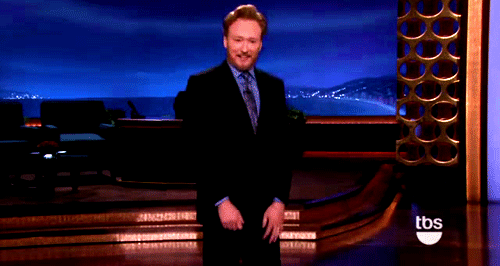 Conan Obrien GIF. Gifs Filmsterren Conan obrien 