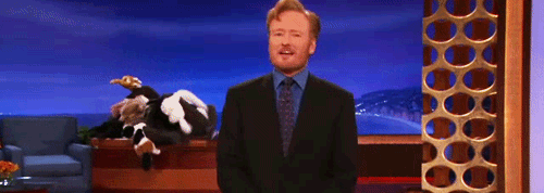 Conan Obrien GIF. Zonnebril Gifs Filmsterren Conan obrien Koel 