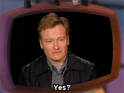 Conan Obrien GIF. Gifs Filmsterren Conan obrien 