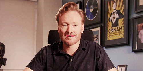 Conan Obrien GIF. Gifs Filmsterren Conan obrien 