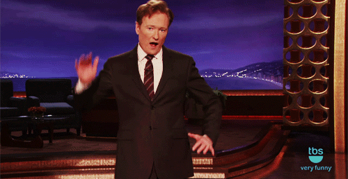 Conan Obrien GIF. Gifs Filmsterren Conan obrien 