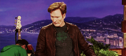Conan Obrien GIF. Gifs Filmsterren Conan obrien 