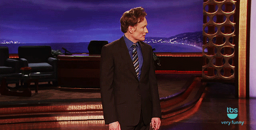 Conan Obrien GIF. Gifs Filmsterren Conan obrien 
