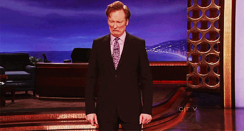 Conan Obrien GIF. Gifs Filmsterren Conan obrien 