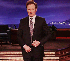 Conan Obrien GIF. Gifs Filmsterren Conan obrien 
