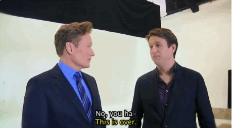 Conan Obrien GIF. Gifs Filmsterren Conan obrien 