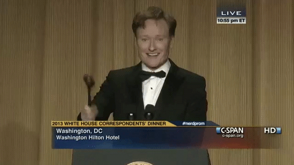 Conan Obrien GIF. Gifs Filmsterren Conan obrien 