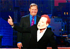 Conan Obrien GIF. Gifs Filmsterren Conan obrien Jessica biel 