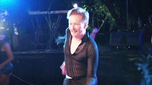 Conan Obrien GIF. Hallo Gifs Filmsterren Conan obrien Oh hello there 