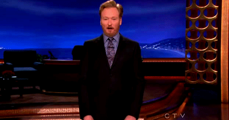 Conan Obrien GIF. Gifs Filmsterren Conan obrien 