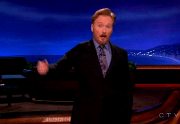 Conan Obrien GIF. Gifs Filmsterren Conan obrien 