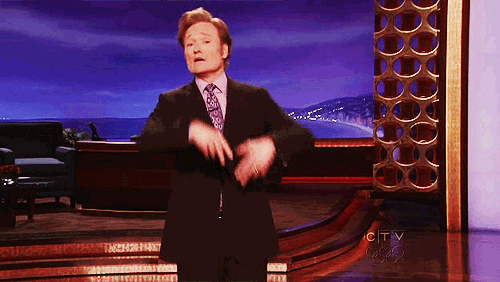 Conan Obrien GIF. Gifs Filmsterren Conan obrien 